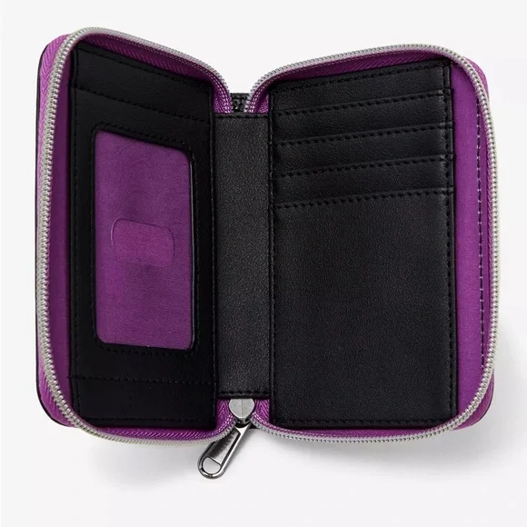 Loungefly Disney Stitch & Scrump Trick Or Treat Mini Zipper Wallet - Picture 3 of 3